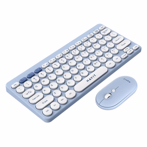 Havit KB279GCM belaidis 2-in-1 žaidimų rinkinys klaviatūra + pelė (mėlyna) (QWERTY)