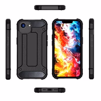 Hybrid Armor dėklas telefonui iPhone 16e - juodas