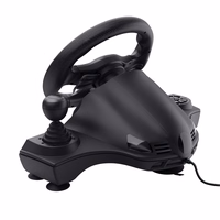 Trust GXT 289 Movi Juoda USB Vairas + pedalai Nintendo Switch, PlayStation 4, Xbox One S, Xbox One X, Xbox Series S, Xbox Series X