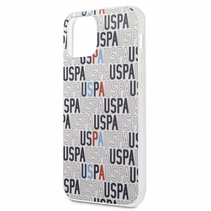 US Polo USHCP12SPCUSPA6 Logo Mania Collection dėklas, skirtas iPhone 12 mini 5.4", baltas
