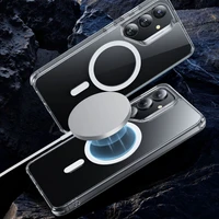 ESR Classic Hybrid Halolock Magnetinis dėklas Samsung Galaxy S25+ - skaidrus