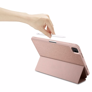 Spigen Urban Fit dėklas iPad Pro 11 colių 5 / 6 / 2024-2025 rožinis