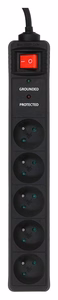 EnerGenie SPF5-C-5 surge protector 5 AC outlet(s) 250 V 1.5 m Black