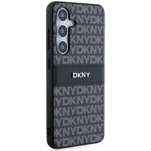 DKNY odinis Mono Stripe ir Metal Logo dėklas telefonui Samsung Galaxy S24 - juodas
