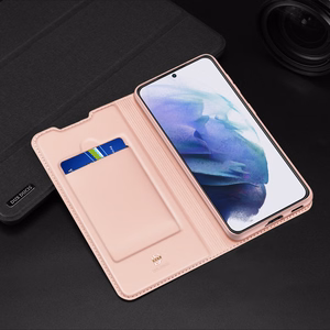 Dux Ducis Skin Pro dėklas Samsung Galaxy S22 + (S22 Plus) rožinis