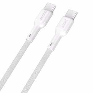 Dudao L9C Max 240W PD USB-C - USB-C kabelis 1.2m - baltas