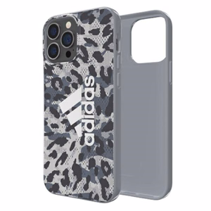 Adidas OR SnapCase Leopard dėklas telefonui iPhone 13 Pro Max - pilkas