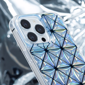 Kingxbar Miya Series dėklas iPhone 14 Plus galinis dangtelis lazerinė spalva