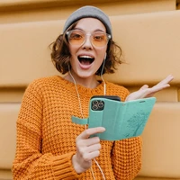 MEZZO Dėklas telefonui SAMSUNG A32 5G medžio žalia spalva