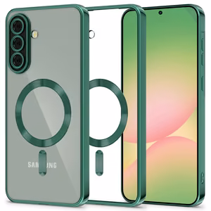 Tech-Protect MagFlex MagSafe dėklas telefonui Samsung Galaxy A56 5G (m) - skaidrus žalias (m)