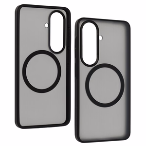 Liavec Soft Dėklas Metal Frame for Samsung Galaxy S26 juodas