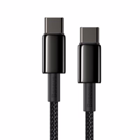 Baseus kabelis Tungsten PD USB-C - USB-C 1,0 m juodas