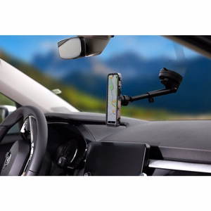 Magnetic car phone holder compatible with Magsafe Forcell F-Grip PrecisionX windshield/ dashboard / air vent black