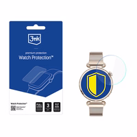 3mk Watch Protection FlexibleGlass hibridinis stiklas išmaniajam laikrodžiui Huawei Watch GT 6 41 mm ekranui