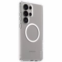 CARE by PanzerGlass Flagship Urban Combat White QI dėklas telefonui Samsung Galaxy S25 Ultra - permatomas