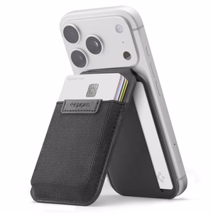 Spigen Slim Fold S314-4 magnetinis „MagSafe“ kortelių dėklas telefonui – juodas
