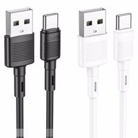 Kabelis USB A į USB C Hoco 3A 1 m X83 juodas
