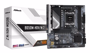 Asrock B650M-HDV/M.2 pagrindinė plokštė AMD B650 Socket AM5 micro ATX