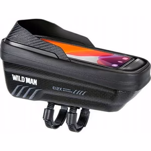 WILDMAN дорожная сумка для рамы велосипеда на молнии, 1L (4 "- 7"), E12X, черная