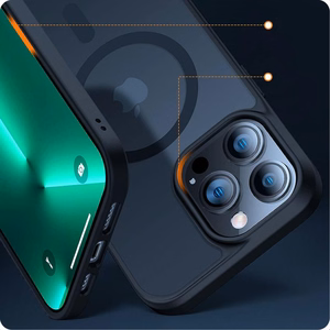 Tech-Protect MagMat MagSafe iPhone 15 Pro dėklas - matinis juodas