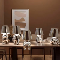 Naktinė lempa Silver Man dizainas F