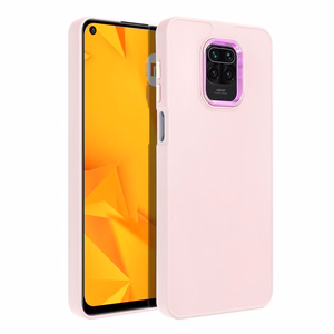 FRAME dėklas telefonui XIAOMI Redmi Note 9S / 9 Pro, pudrinės rožinės spalvos