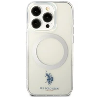 US Polo USHMP15LUCIT iPhone 15 Pro 6.1" skaidrus dėklas telefonui MagSafe kolekcija