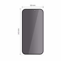 Tech-Protect Quick Set Spy+ Privatumo stiklas 2-jų rinkinys iPhone 12 / 12 Pro