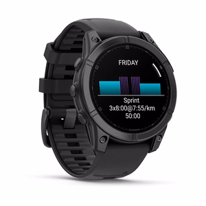 Išmanusis laikrodis Garmin Fenix E 47mm pilkas/juodas