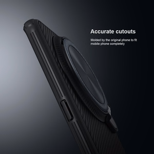 Nillkin CamShield Prop apsauginis dėklas telefonui Oppo Find X6 Pro juodas