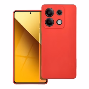 Phone Case "Silicone" for Xiaomi Redmi Note 13 5G / Redmi Note 14S Red