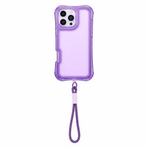 Safepop dėklas su dirželiu skirtas iPhone 16 Pro Max 6,9" violetinis