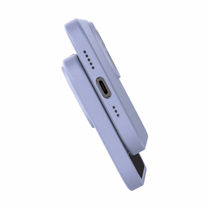 Baseus Liquid Silica Gel dėklas telefonui iPhone 14 Plus (levanda) + apsauginis stiklas + valymo rinkinys