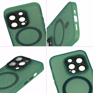 Tel Protect Magnetinis Splash Matinis dėklas telefonui iPhone 15 Plus žalias