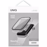 Uniq Nautic dėklas Apple Watch 46mm - permatomas
