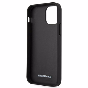 AMG odinis dėklas su įspaustomis linijomis iPhone 12 mini - juodas