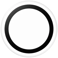 "PanzerGlass Hoops" grūdinto stiklo kameros ekrano apsauga "iPhone Air" - juoda