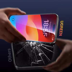 Ugreen SP629 grūdintas stiklas su montavimo rėmeliu iPhone 16 Pro (2 vnt.)