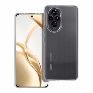 Skaidrus dėklas telefonui 2 mm HONOR 200 (kameros apsauga) permatomas permatomas