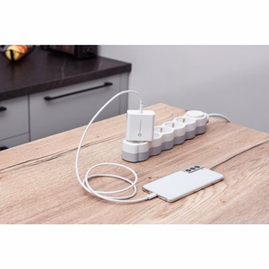 Įkroviklis Forcell (1xUSB-C 3A 45W) baltas
