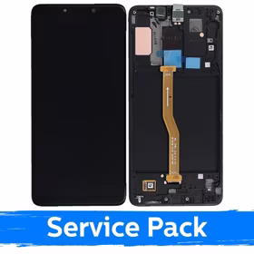 Ekranas skirtas Samsung A920 2018 A9 juodas (Service Pack)