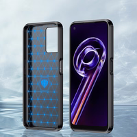 Dėklas telefonui (m) Carbon Case skirtas Realme 9 Pro - juodas (m)