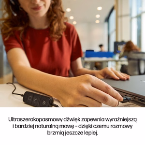 HP Poly Mission 625 USB laidinis ausinių rinkinys