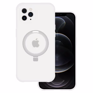 Tel Protect Magiškas MagSafe su stovu dėklas telefonui Iphone 11 Pro – sidabro spalvos