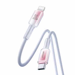 USB laidas Joyroom S-A42 baltas Type-C / Lightning 120cm (iki 60W)