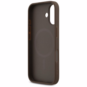 "Guess 4G Printed Stripes MagSafe" dėklas iPhone 17 - rudas