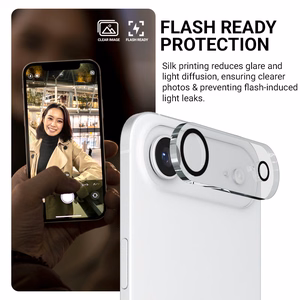 Crong Lens Shield kameros objektyvų stiklo apsauga, skirta iPhone Air