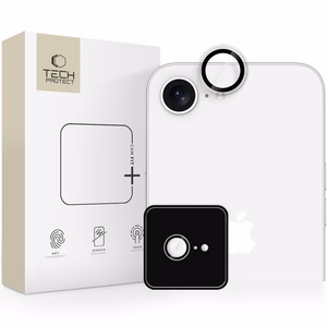 Защита камеры Tech-Protect Camring Fit+ для iPhone 16e / 17e - прозрачный