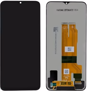 Ekranas Realme 9i 5G/10 5G/10S 5G su lietimui jautriu stikliuku Black ORG