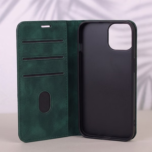 Smart Suede dėklas, skirtas Honor 600 / Honor 600 Pro, žalias